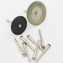 Маленький алмазный режущий диск адаптеры Железный кусок фиксированный соединительный стержень прутик с ручкой диаметр 3,175/3/2,35