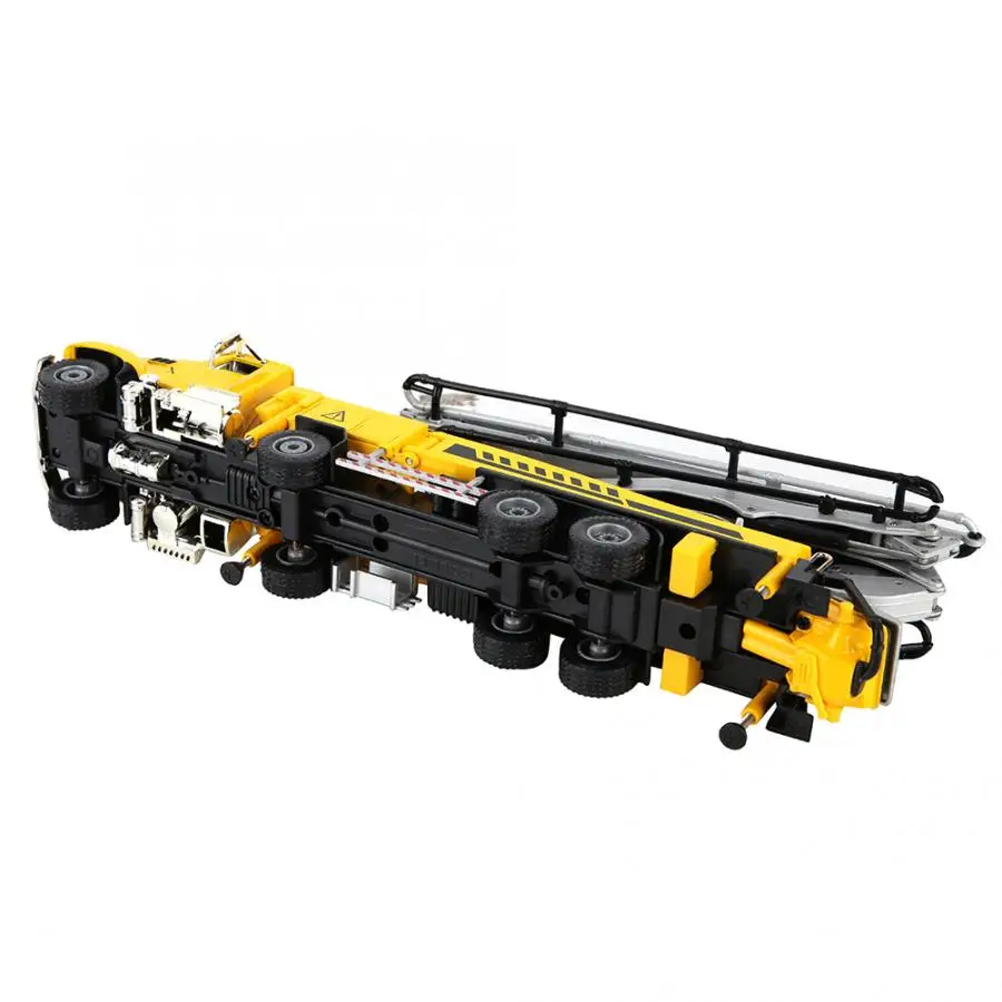 1//55 Concrete Pump Truck Model Engineering Car Alloy Vehicle Kids Toy Gifts