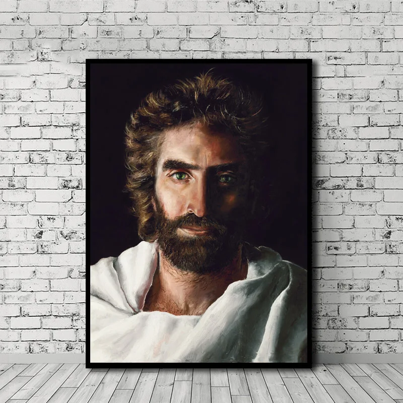 

God Jesus Christ Portrait Wallpaper Wall Art Canvas Posters Prints Painting Wall Pictures For Living Room Home Decor Accessories
