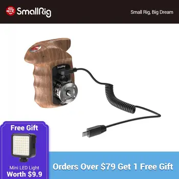 

SmallRig Right Side Wooden HandGrip with Record Start/Stop Remote Trigger for Sony Mirrorless Dslr Camera Cage Handle - 2511