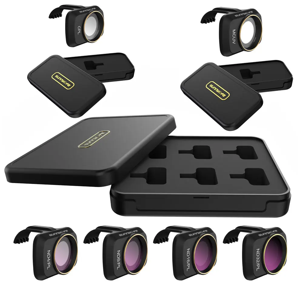 Sunnylife для dji mavic мини фильтры объектив камеры UV CPL ND 8 16 32 64 Комплект фильтров для DJI Mavic mini ND8 ND16 ND32 ND64 PL - Цвет: NDPL n UV n CPL