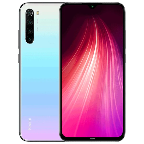 Xiaomi Redmi Note 8 с глобальной версией, 4 Гб, 128 ГБ, Смартфон Snapdragon 665, четыре ядра, 48мп, камера заднего вида, 6,3 дюйма, 4000 мАч, мобильный телефон - Цвет: Белый