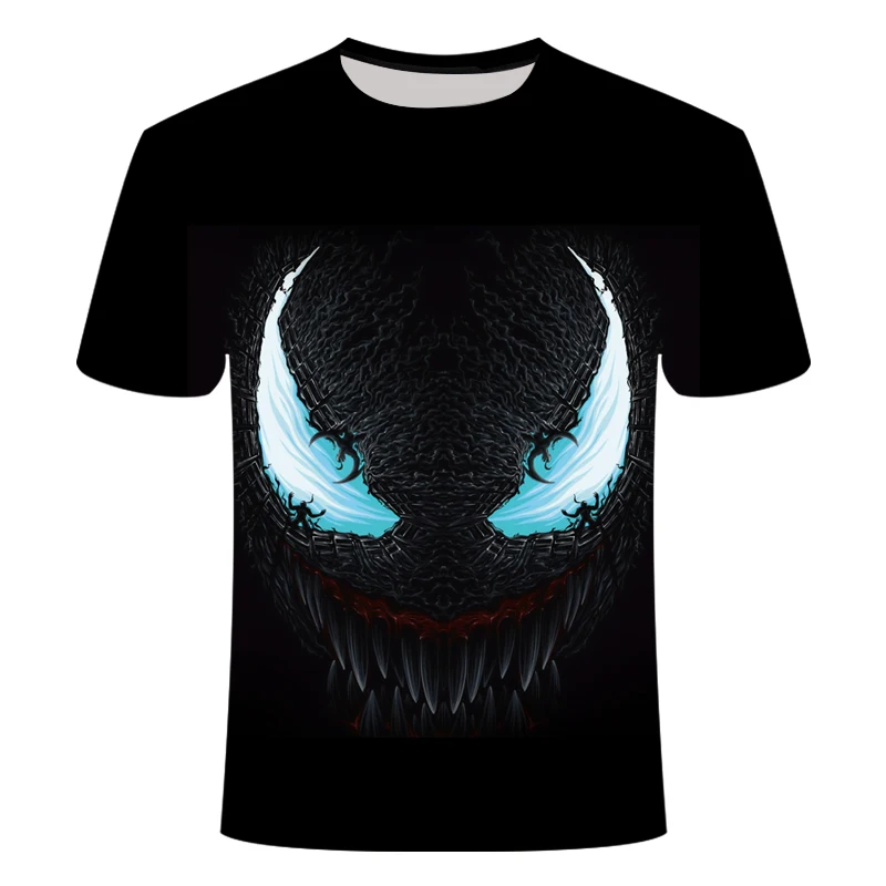 

Summer New Hot Miracle Movie Venom T-shirt Men Women 3D Printing Fashion Short-sleeved T-shirt Street Casual Tops