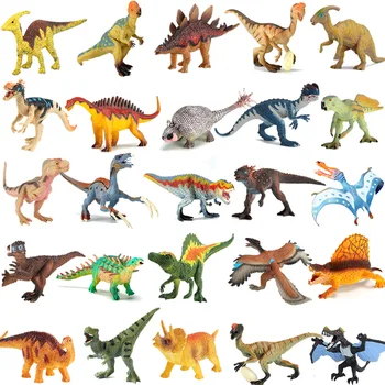 

Prehistoric Dinosaur Jurassic World Velociraptor Tyrannosaurus Rex Triceratops Action Figures Simulation Dinosaur Model Toys