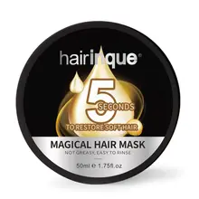 Hairinque, 50 мл, Магическая маска для волос, увлажняющая, Питательная, 5 секунд, восстанавливает повреждения, восстанавливает мягкий уход за волосами, Nov.18