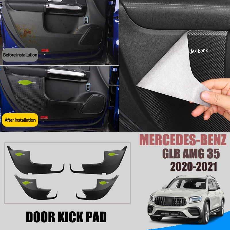 4 шт. защитные наклейки на боковые края автомобильной двери Mercedes-Benz GLB AMG 35 2020-2021 |