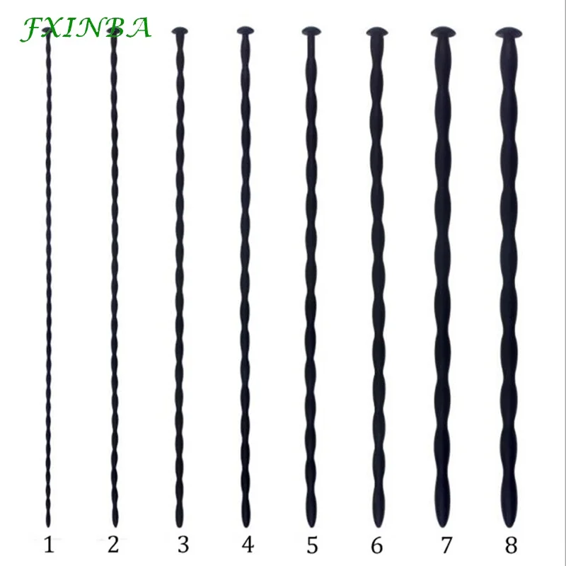 FXINBA 4Pcs/Set Silicone Urethrale Dilatator Male Penis Plug Inserts Sound Urethral Plug Dilator Catheter Adult Sex Toy for Men