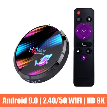 

2020 H96 MAX X3 Android 9.0 TV Box 4GB 128GB 64GB 32GB Amlogic S905X3 Quad core Wifi 8K H96MAX X3 TVBOX Android Set top box