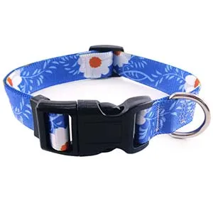 Removable Dog Collar Bohemia Style Adjustable Polyester Pet Necklace Loop for Small Big Dogs 