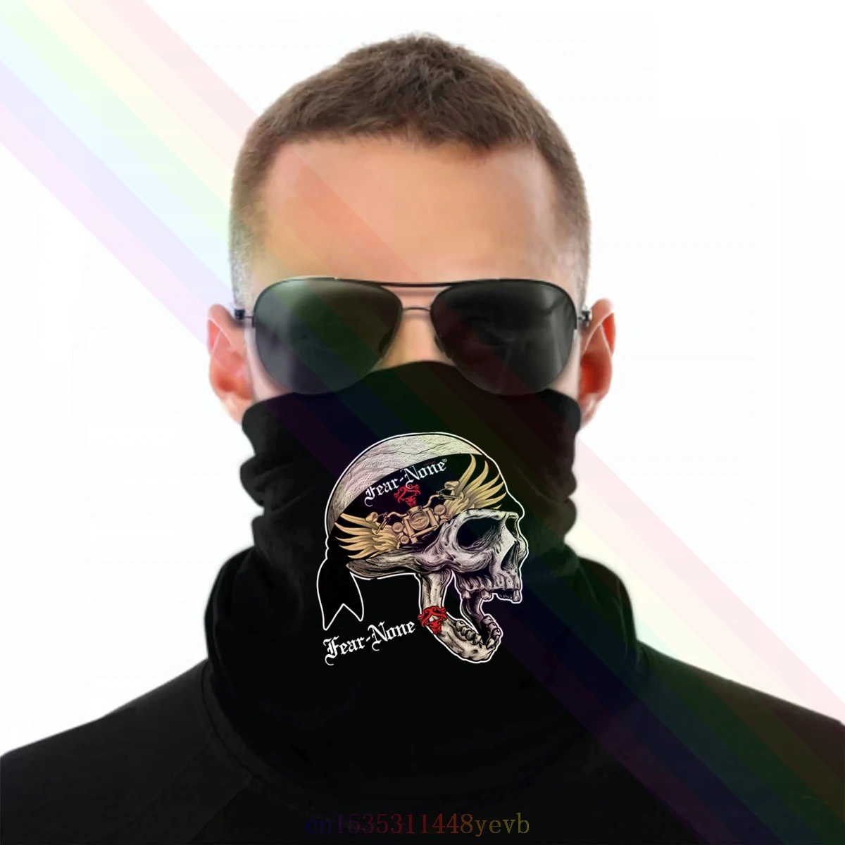GoldWing Skull 1969 Rider с логотипом классический черный шарф-повязка на голову бандана