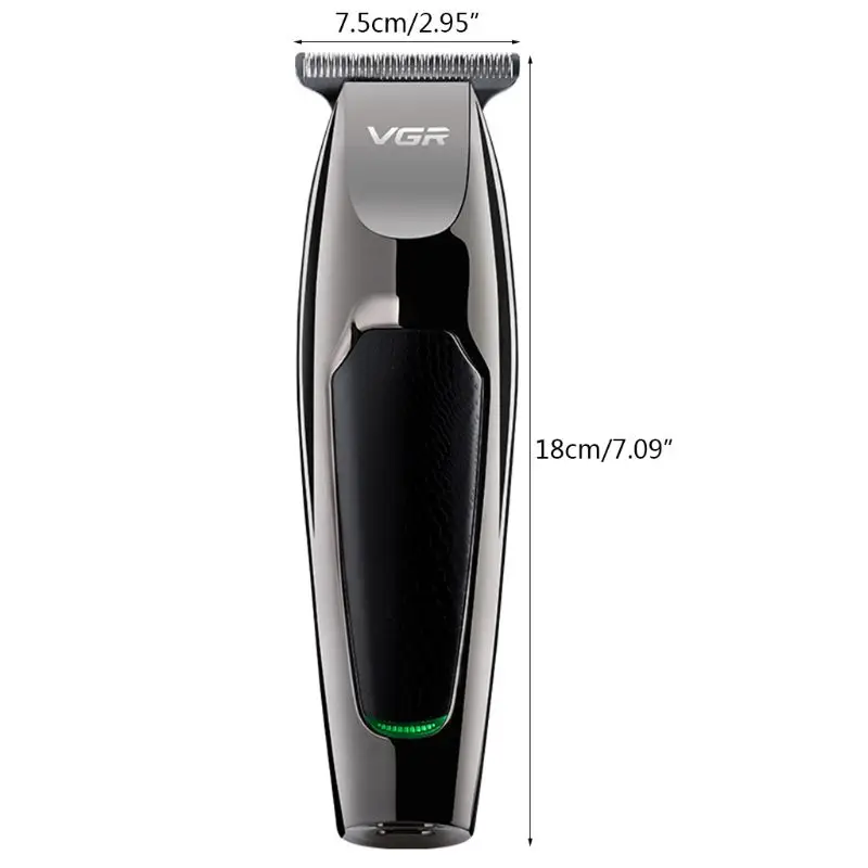  White Nick Engraving Cutter Head Hair Clipper Rechargeable Hair Trimmer Professional Razor for Barb