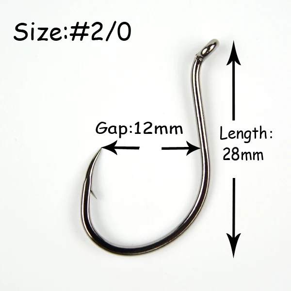 TheTime 100pcs Japanese Octopus Offset Sea Fishing Hooks High Carbon Steel  Sharpened Barbed Single Circle Fishhooks Wholesaler - AliExpress