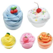 

60/100ml Fruit Ice Cream Slime Mud Clay Craft Stress Reliever Sludge Kids Toy Hand Fidget Toy Slime Toy Antistress for Children