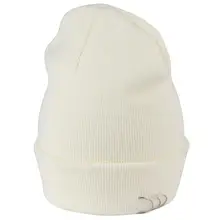 Мужские зимние шапки черные железные кольца хип хоп Skullcap женские вязаные шапки теплые короткие Skullies осенние акриловые унисекс шапочка в стиле кэжуал