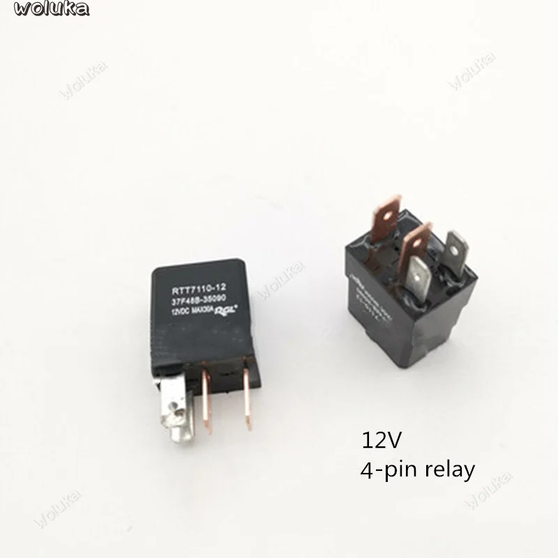 Waterproof relay car fan oil pump 12V24V universal modification 4-pin 5-pin EFI relay CD50 Q04 - Цвет: D