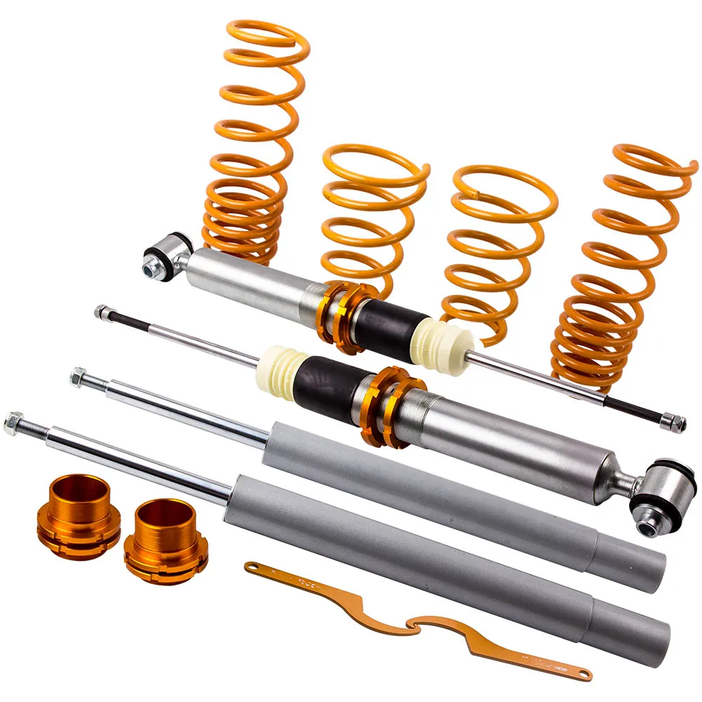 

Adjustable Coilover Full Kit for BMW 5 Series E34 540 535 525 Coil Spring Strut for 525i 530i 540i Saloon 88-97 Coilovers Spring