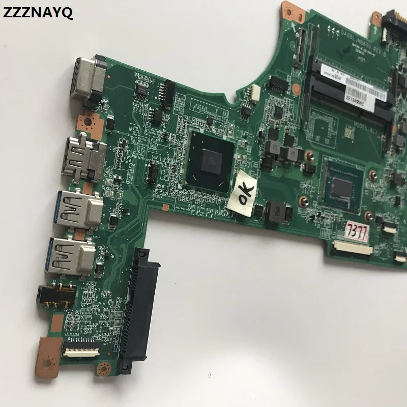ZZZNAYQ для спутниковой L50-B L55 L55-B материнская плата для ноутбука DA0BLJMB6B0 с процессором HM65 полностью протестированная
