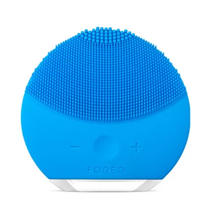 Foreo Luna Mini 2 Limpieza Очищающая щетка для лица Foreo Luna силиконовая электрическая щетка для лица настоящий FOREO логотип Usb Водонепроницаемый - Цвет: blue