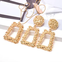 Новинка, колье, серьги, ювелирный набор, массивные металлические длинные серьги, горячая Распродажа, бижутерия для женщин, девушек, вечерние, подарок