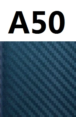 Наклейка для смартфона samsung Galaxy A50 защитная пленка из углеродного волокна для samsung A70 A30 A20 A10 наклейка аксессуары EEMIA - Цвет: A50- blue
