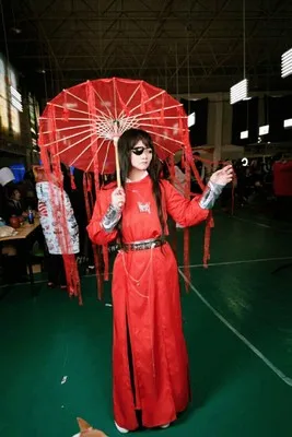 Хуа Чэн Косплей Тянь Гуань ci fu красный длинный Косплей костюмы все наборы