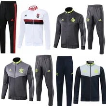 19 20 тренировочная куртка пальто фламандские футбольные майки E. RIBEIRO EDERSON DIEGO VINICIUS JR Фламенго комплект футбольной куртки Джерси