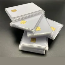 ISO 7816 белый AT24C64 чип смарт IC карта с 64K EEPROM памяти для системы контроля доступа 10 шт