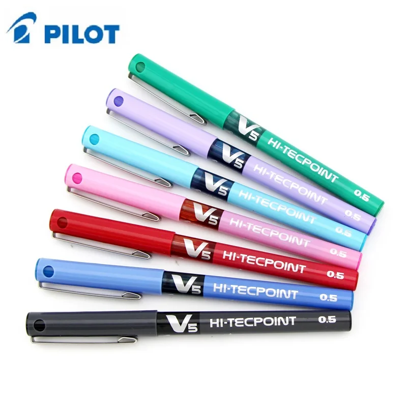 Pilot BX-V5 0,5 мм гелевые ручки офисные и школьные канцелярские принадлежности для письма 12 шт./партия