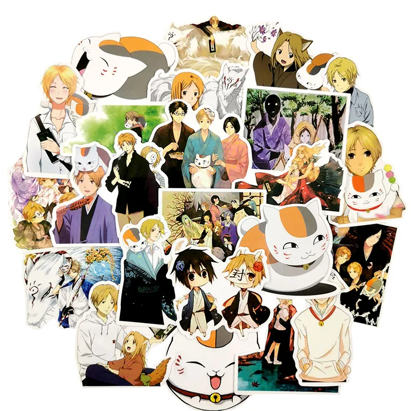 50 шт./упак. аниме Стикеры s Нацумэ наклейки Yuujinchou Скрапбукинг Водонепроницаемый граффити Стикеры клей Стикеры для телефона Ноутбук