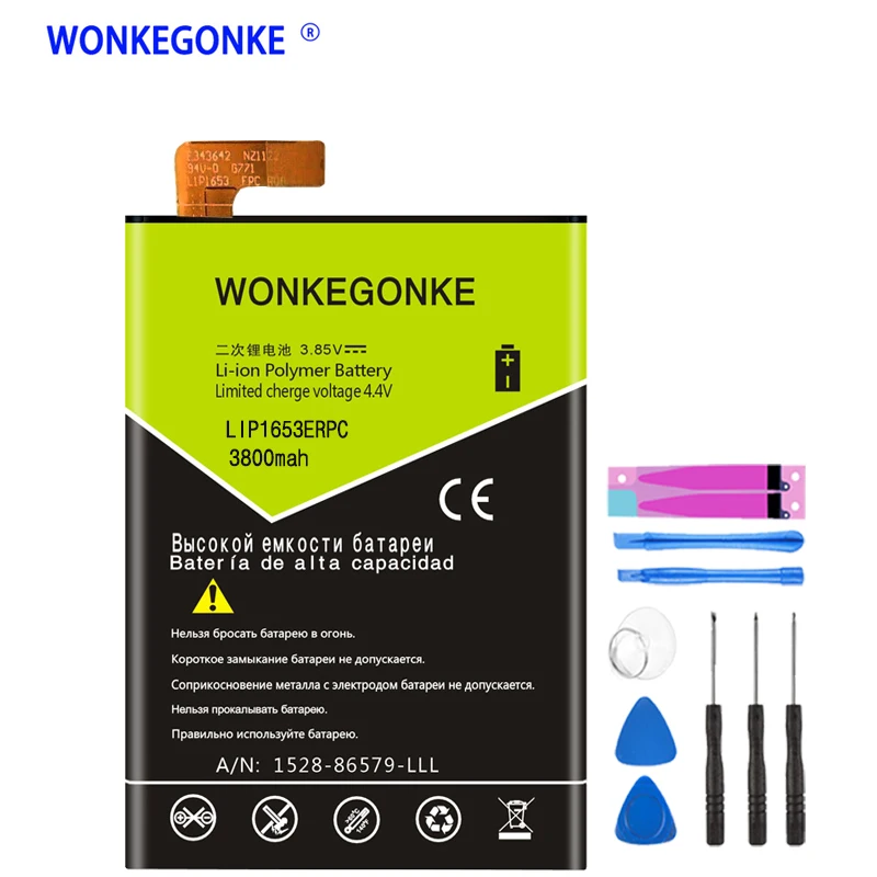 WONKEGONKE LIP1653ERPC для sony Xperia XA2 Ultra G3421 G3412 XA1 Plus Dual H4213 аккумулятор|Аккумуляторы мобильных телефонов| |
