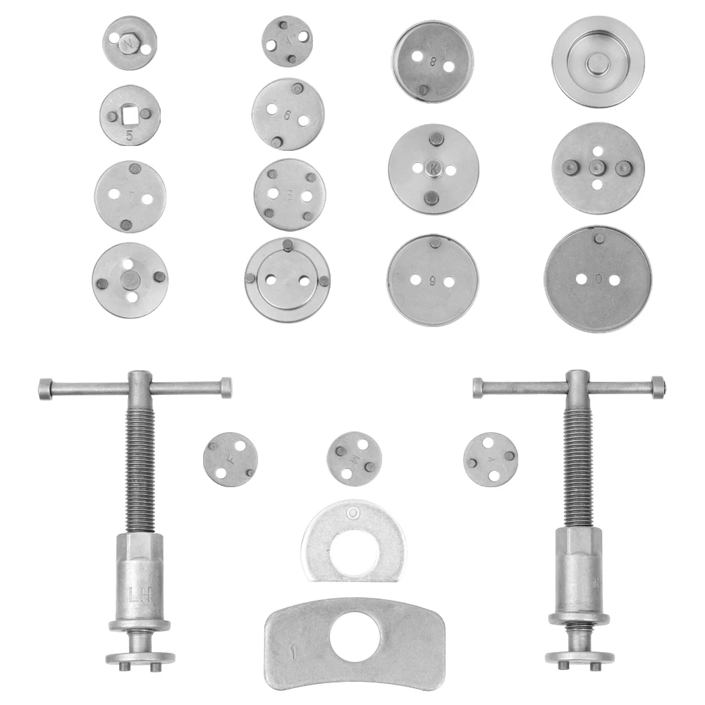 12 Вт/18/21/22 шт автоматический универсальный дисковый тормозной суппорт для автомобиля ветер Назад Pad поршневой компрессор автомобильный гараж набор инструментов для ремонта комплект