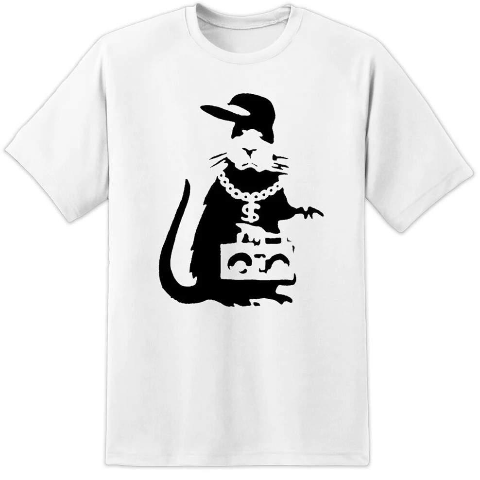 Bansky getblaster Topo футболка с узором в стиле граффити уличное искусство ретро