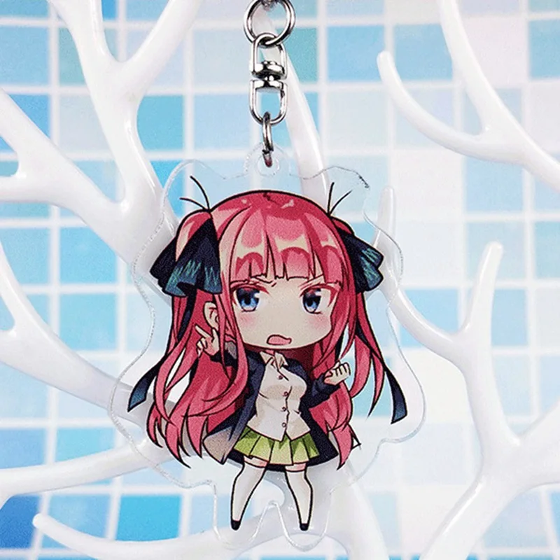 

Lovley Anime The Quintessential Quintuplets Anime Keychain Acrylic Key Rings