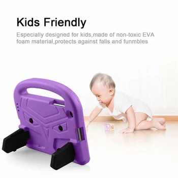 

Kid Protective Cover Safe EVA Sparrow Handle Stand Tablet Case for Samsung Tab A 10.1 2019 T510 T515 SM-T510 SM-T515 case + film