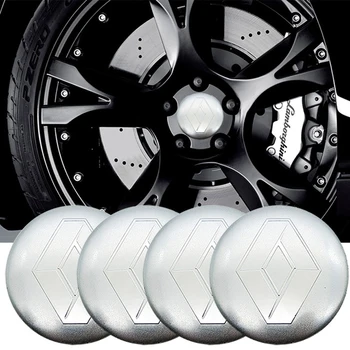 

Wheel Center Stickers For Renault Clio Megane 2 3 Capture Koleos Fluence Talisman Latitude Scenic Kangoo Exterior Accessories