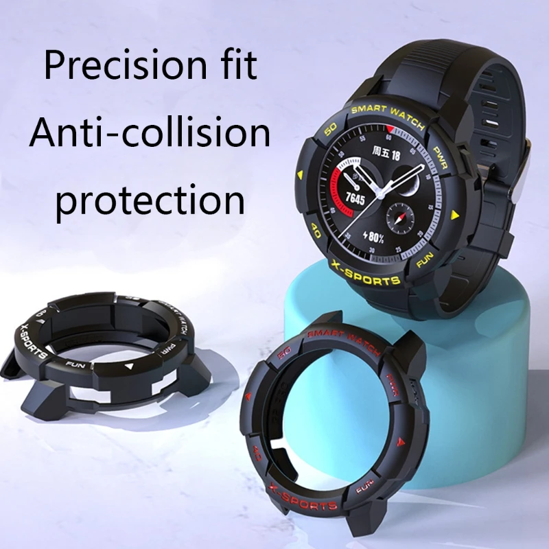 Anti-scratch TPU Watch Cover Case Protector Bumper Frame Shell for HONOR GS Pro Watch Case Smart Accessories 1 PC smart watch case