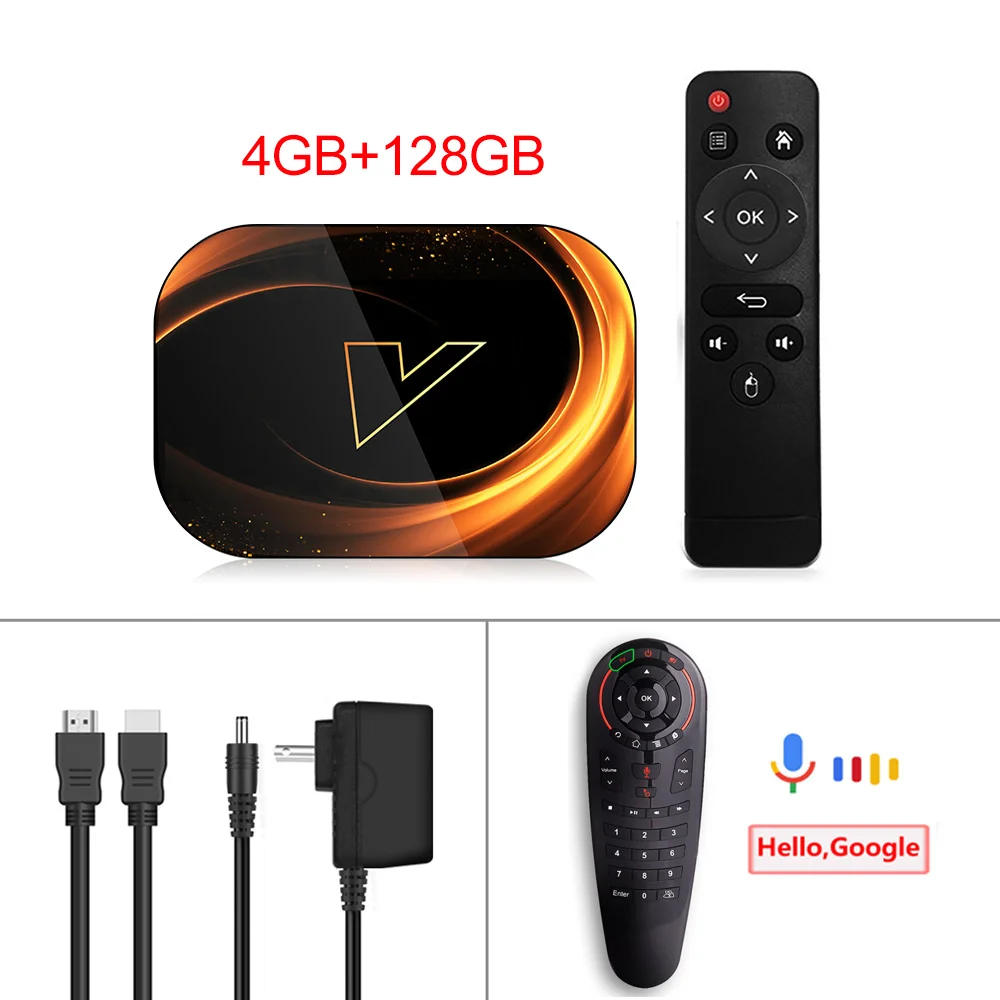 VONTAR X3 4GB 128GB 8K TV BOX Android 9.0  Amlogic S905X3 Dual Wifi 1080P 4K Youtube TVBOX Set Top Box 64GB 32GB Media player 