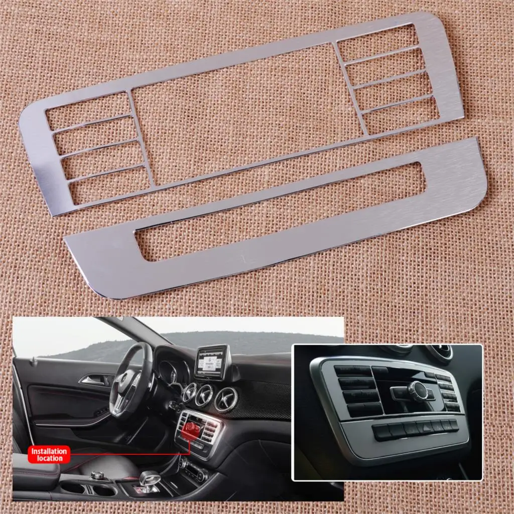 CITALL 2 шт. консоль кнопка управления Накладка для Mercedes Benz A B GLA класс W176 2013 W246 2012 2013 2014X156
