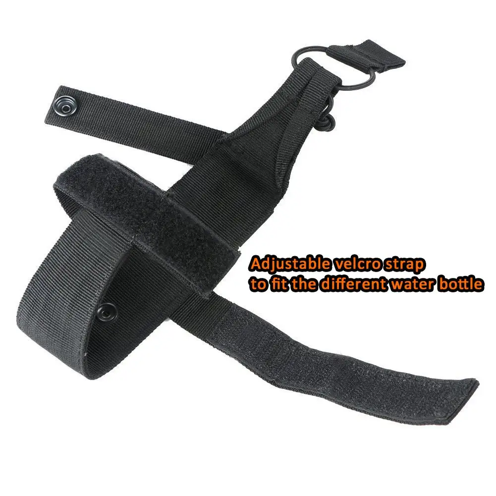 Tactical Hiking Camping Water Bottle Holder Belt Carrier Pouch Outdoor Simple Nylon Bag For Travel Cycling Climbing water bottle holder