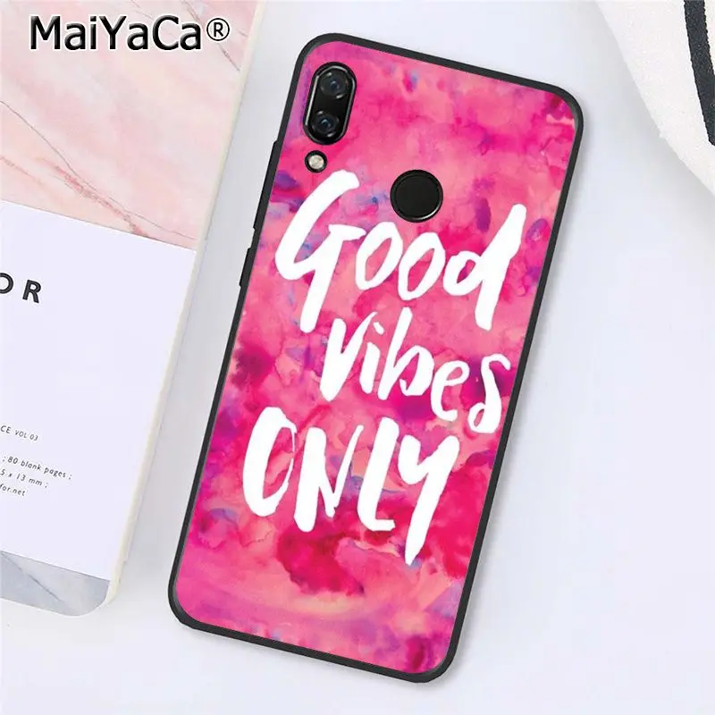 Proverb Phrase Motto Good Vibes Only Love