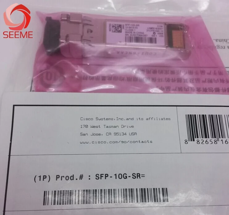 Оригинальный SFP 10G SR 850NM 0 3 KM V03 оригинальный новый модуль волоконно оптический|optical