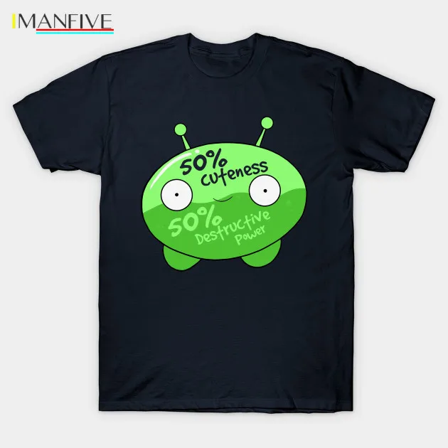 

Men Short sleeve tshirt Fifty Percent of Cuteness Final Space T Shirt Women t-shirt