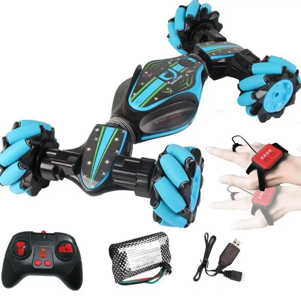 

For VIP Blue/Red Gesture Sensing Stunt Remote Control CarLight Music Turning Car Distortion Climbing Off-road Vehicle Model