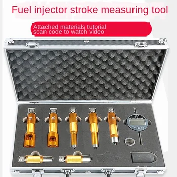 

Injector valve assembly stroke measuring tool common rail measuring instrument Bosch electric injection armature lift gauge