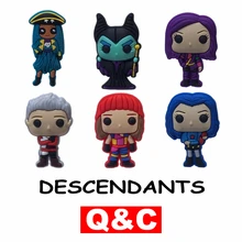 2 шт. Горячие потомки ПВХ обувь очаровательные аксессуары для обуви обувь украшения обуви пряжки аксессуары подходят браслеты Croc jibz