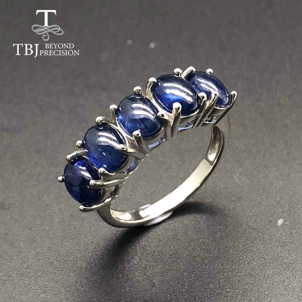 

Sapphire rings natural gemstone with 925 sterling silver fine jewelry for women Wedding or daily wear nice gift