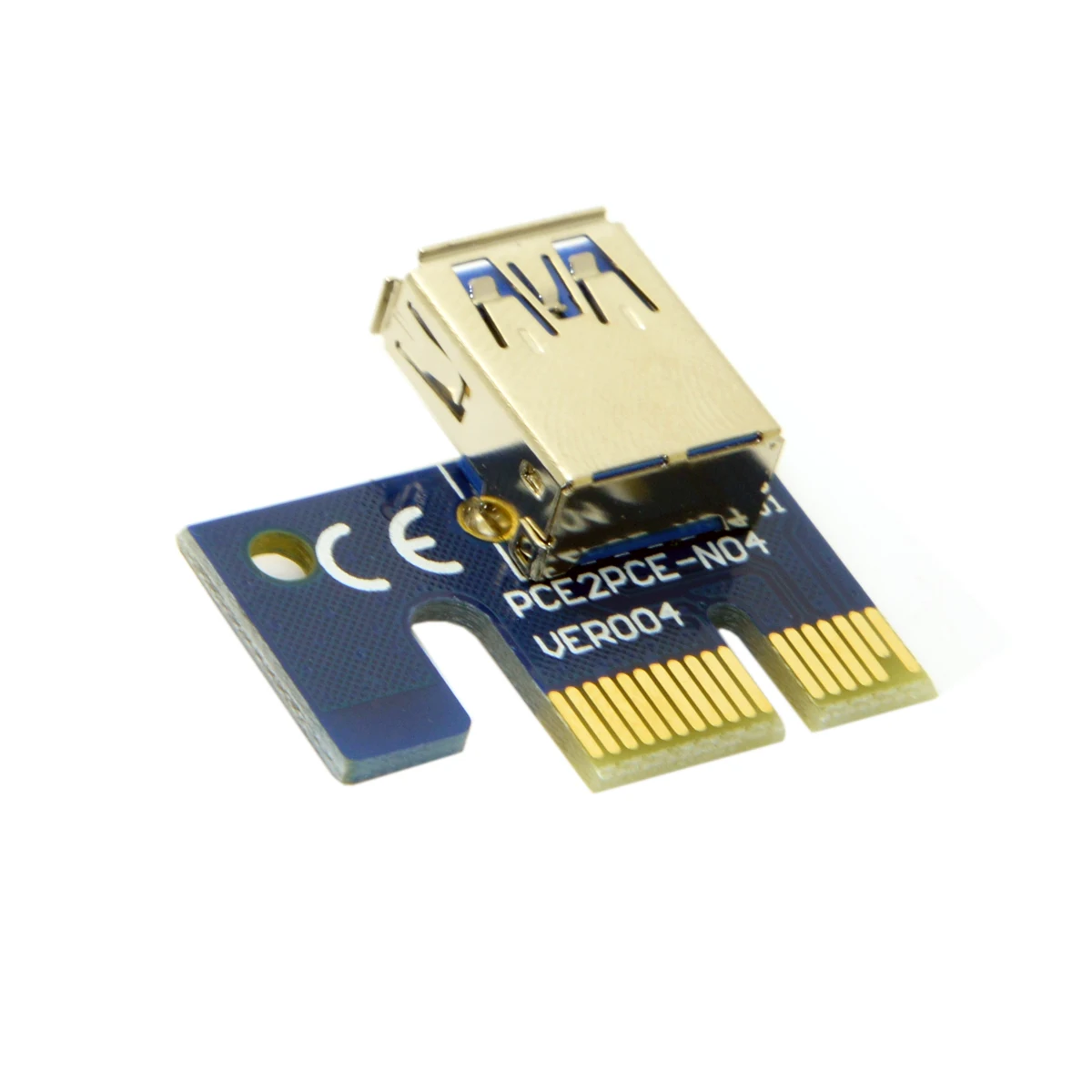 PCI-E 1x до 16x горная машина Улучшенный расширитель Райзер адаптер с USB 3,0 и 6Pin кабель питания
