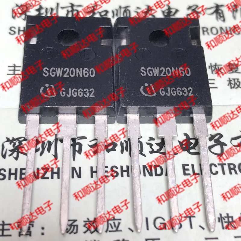 10 шт./лот SGW20N60 новые имеющиеся в 247 600V 20A