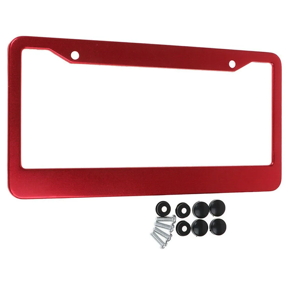 

2020 New Hot Sale High Quality Universal US Car Aluminum License Plate Frame Cover Auto Accessory Waterproof