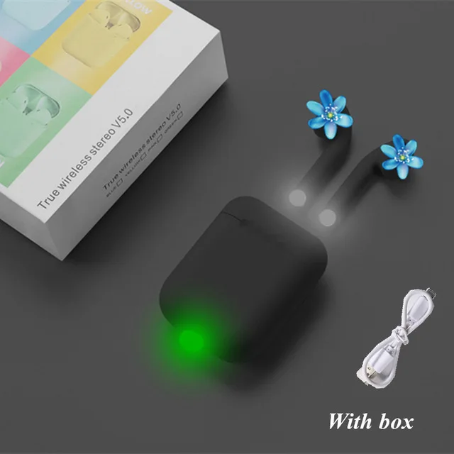 black box I7 i9s i11 i12 tws матовые беспроводные Bluetooth наушники с шумоподавлением офисные наушники с функцией вызова для всех смартфонов - Цвет: black box